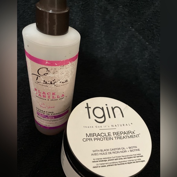 tgin Protein Mask & Carol’s Daughter Leave In Conditioner - Picture 1 of 2